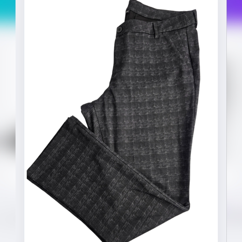 Kut from the Kloth 18W Charcoal Bootcut Trousers Fabric CV-2165